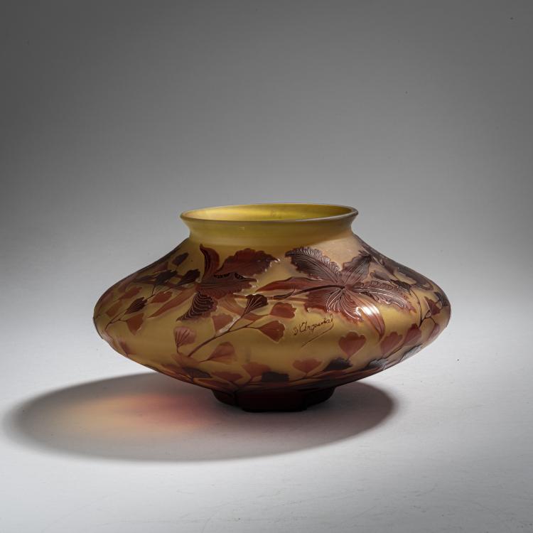 Bild 1 zu Objekt, Vase 'Foug&egrave;re poilue', 1919-25, Nicolas, Paul, Nancy; D'Argenthal, 153B 274