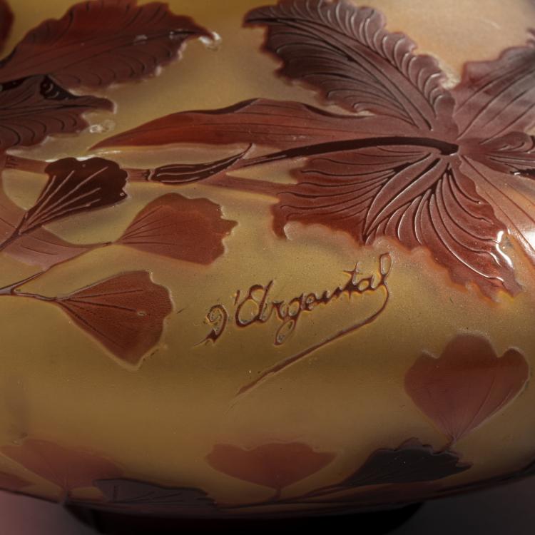 Bild 3 zu Objekt, Vase 'Foug&egrave;re poilue', 1919-25, Nicolas, Paul, Nancy; D'Argenthal, 153B 274