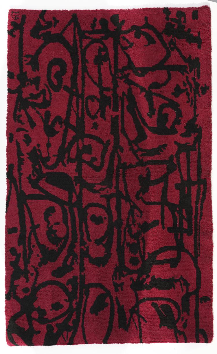 Hauptbild zu Objekt, Carpet, c. 1964, Antonio Saura, Torres, Carola, Madrid, 154A 147