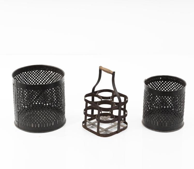Bild 1 zu Objekt, Zwei Papierk&ouml;rbe, ein Flaschenhalter, 1920er Jahre, Deutschland, 155B 362