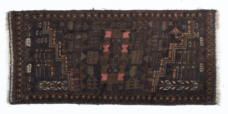 Hauptbild zu Objekt, Kriegsteppich (Belutsch), 1980er Jahre, Afghanistan, 155B 372