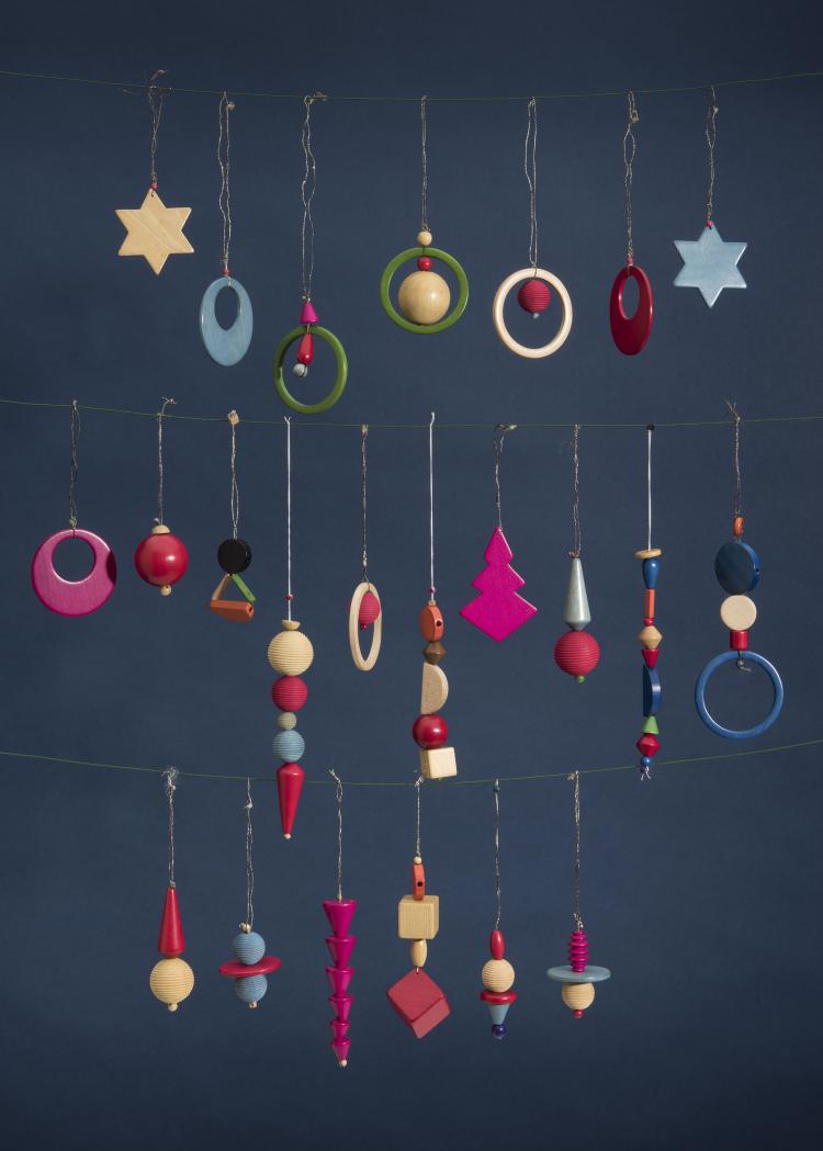 Bild 1 zu Objekt, Christmas tree decorations, c. 1929/30, Bauhaus (Umkreis), 154A 44