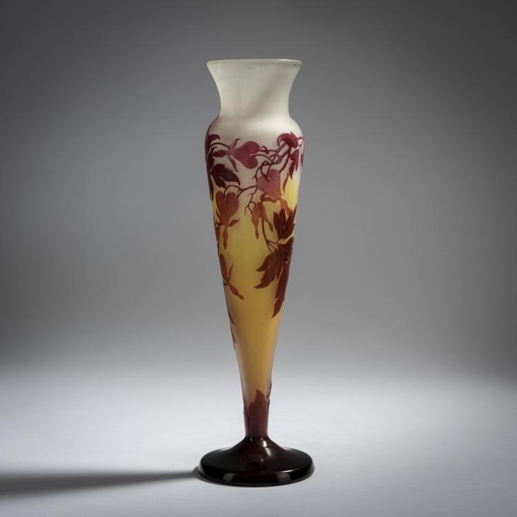 Bild 1 zu Objekt, Vase 'Coeur de Jeannette', 1920er Jahre, Gall&eacute;, Etablissements, Nancy, 153B 250