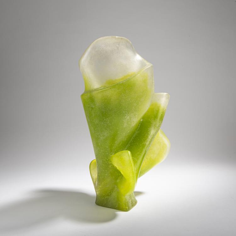 Bild 1 zu Objekt, Untitled (sculptural vase in the shape of a flower), probably 1970s, Salvador Dal&iacute;, Daum, Nancy, Frankreich, 154D 434