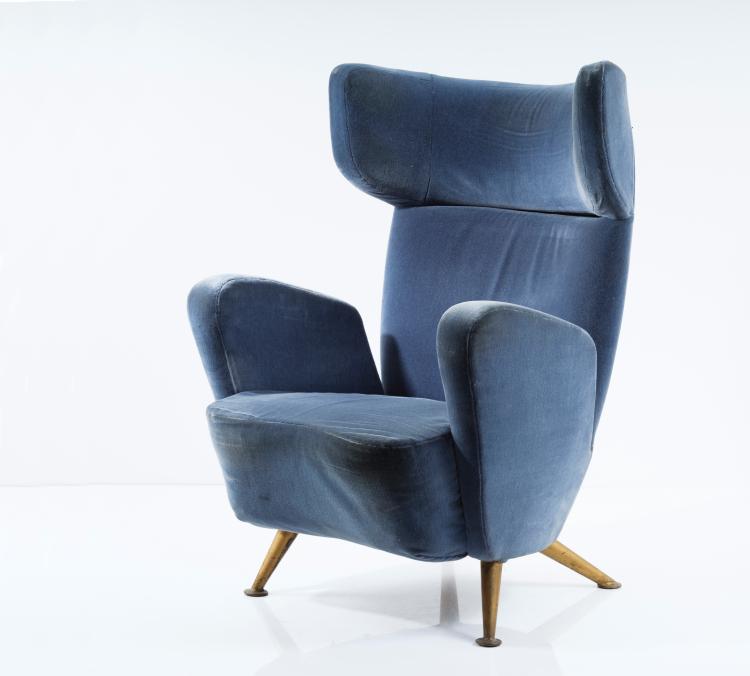 Hauptbild zu Objekt, 'ETR 300 Settebello' armchair, c. 1952, Gio Ponti,Giulio Minoletti, Breda, Pistoia, 154A 94