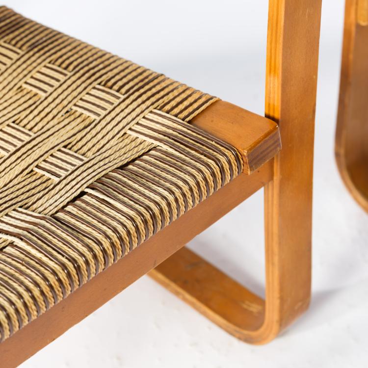 Bild 2 zu Objekt, Set of two 'Bocconi' armchairs and a two-seater sofa, 1939, Giuseppe Pagano Pogatschnig, Maggioni, Gino, Varedo, 154A 91