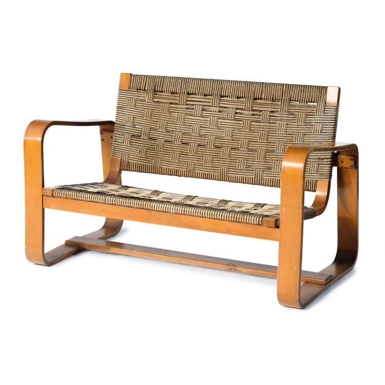 Bild 3 zu Objekt, Set of two 'Bocconi' armchairs and a two-seater sofa, 1939, Giuseppe Pagano Pogatschnig, Maggioni, Gino, Varedo, 154A 91