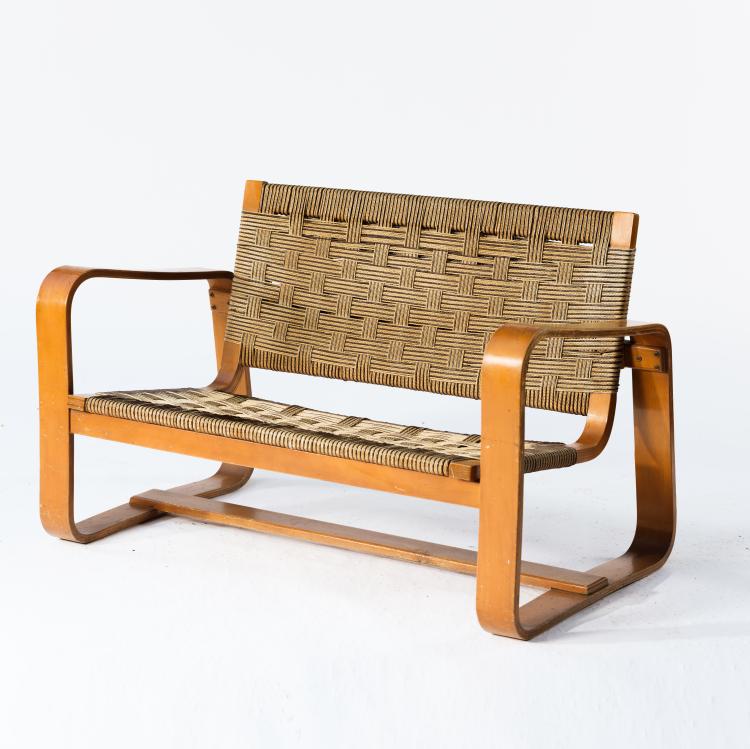 Bild 6 zu Objekt, Set of two 'Bocconi' armchairs and a two-seater sofa, 1939, Giuseppe Pagano Pogatschnig, Maggioni, Gino, Varedo, 154A 91