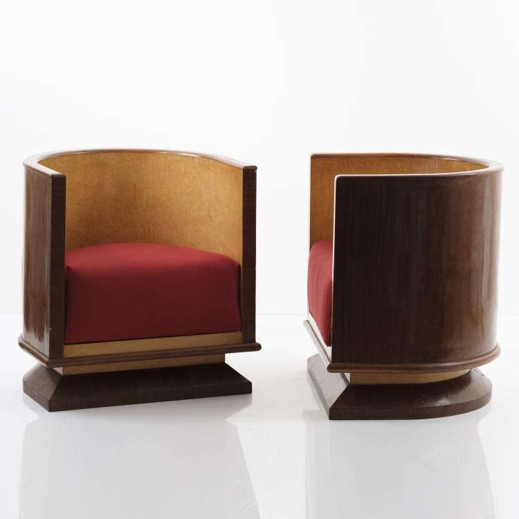 Bild 1 zu Objekt, Two armchairs, c. 1930, Italien, 155A 1