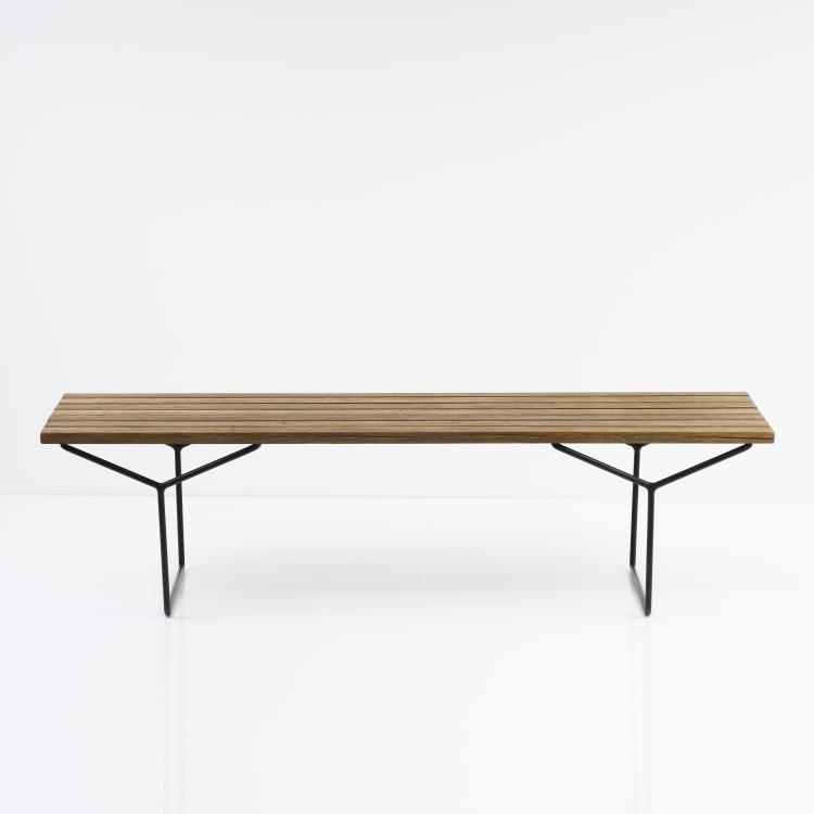 Hauptbild zu Objekt, Bench, similar to '400 R', c. 1951, Harry Bertoia (in the style of), Italien, 155B 411