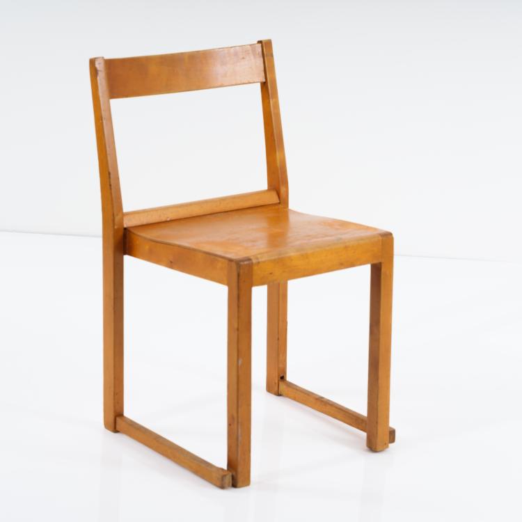 Hauptbild zu Objekt, Child's chair 'Orkesterstolen', 1932, Sven Markelius, Svenska M&ouml;belfabrikerna, Bodafors, 154A 78