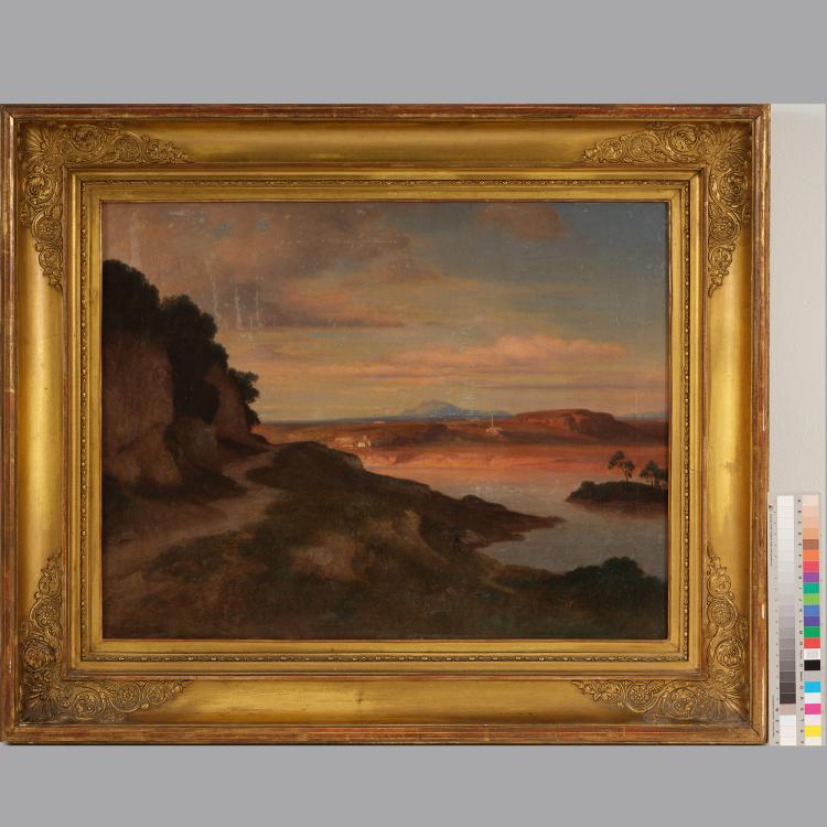 Hauptbild zu Objekt, Italian seascape, mid-19th century, Bernhard Fries, 153C 796