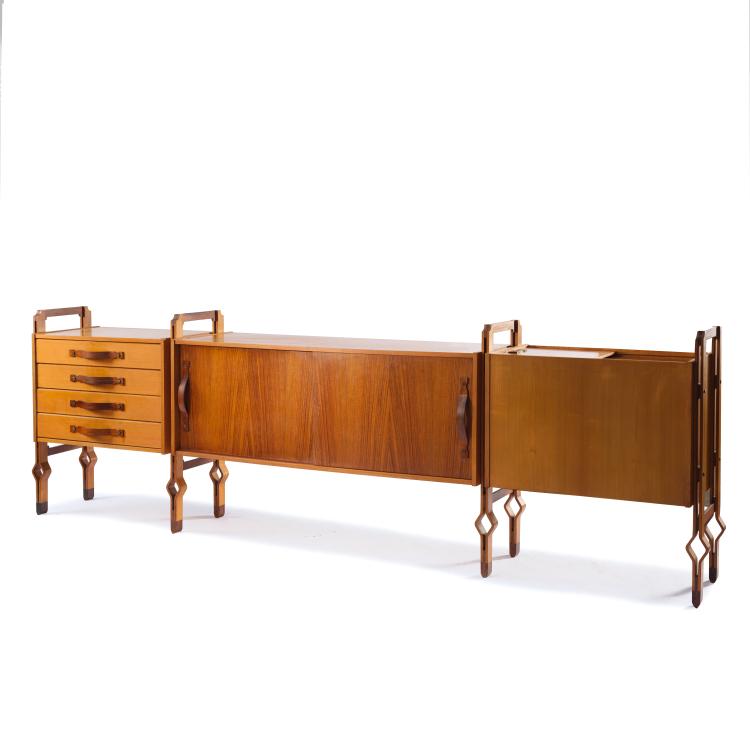 Hauptbild zu Objekt, Sideboard, c. 1958, Franco Campo,Carlo Graffi, Home, Turin (zugeschrieben), 154A 105