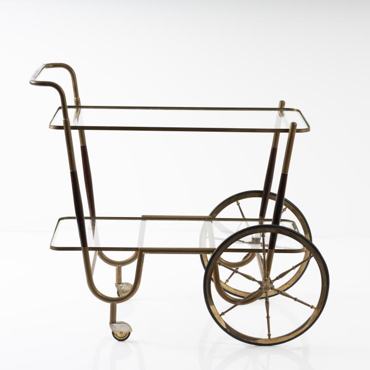 Hauptbild zu Objekt, Serving trolley, 1950s, Aldo Tura (attributed), Tura, Mailand (zugeschrieben), 155A 27
