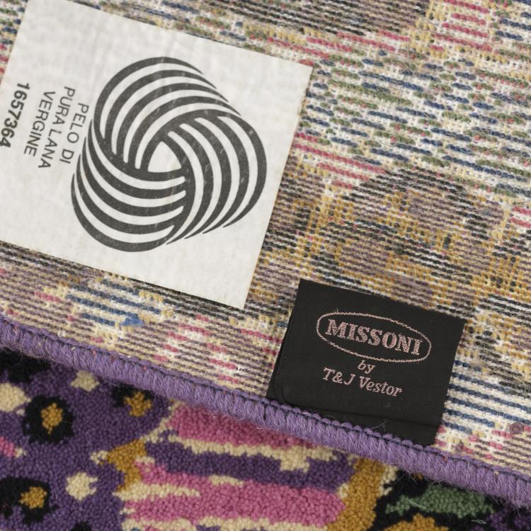 Bild 1 zu Objekt, Carpet, 1980s, Ottavio Missoni, Vestor, T. & J., Golasecca; Missoni, Mailand, 154A 117