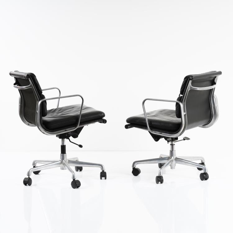 Bild 3 zu Objekt, Two 'Soft Pad Group' desk chairs, 1969, Charles Eames,Ray Eames, ICF Cadsana f&uuml;r Miller, Herman, Zeeland, 155B 542