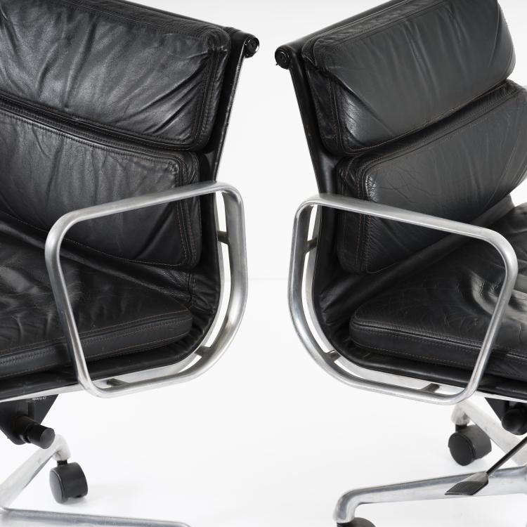 Bild 6 zu Objekt, Two 'Soft Pad Group' desk chairs, 1969, Charles Eames,Ray Eames, ICF Cadsana f&uuml;r Miller, Herman, Zeeland, 155B 542