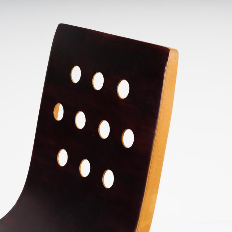 Bild 2 zu Objekt, 'Stadthallenstuhl - 3-4-3', 1951, Roland Rainer, E. & A. Pollak, Wien, 155B 416