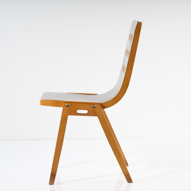 Bild 5 zu Objekt, 'Stadthallenstuhl - 3-4-3', 1951, Roland Rainer, E. & A. Pollak, Wien, 155B 416