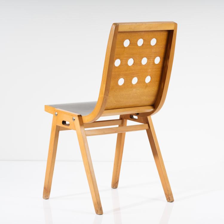 Bild 7 zu Objekt, 'Stadthallenstuhl - 3-4-3', 1951, Roland Rainer, E. & A. Pollak, Wien, 155B 416