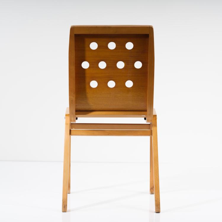 Bild 8 zu Objekt, 'Stadthallenstuhl - 3-4-3', 1951, Roland Rainer, E. & A. Pollak, Wien, 155B 416