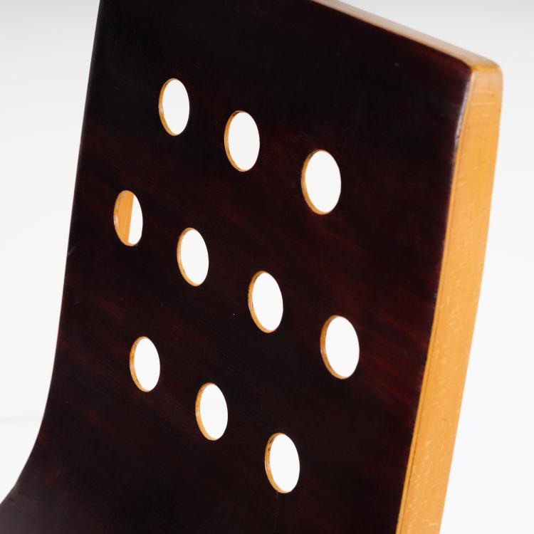 Bild 10 zu Objekt, 'Stadthallenstuhl - 3-4-3', 1951, Roland Rainer, E. & A. Pollak, Wien, 155B 416