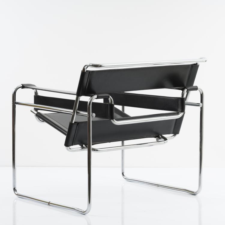 Bild 3 zu Objekt, Armlehnsessel 'B3' - 'Wassily', 1925, Marcel Breuer, Gavina, Mailand, 155B 260