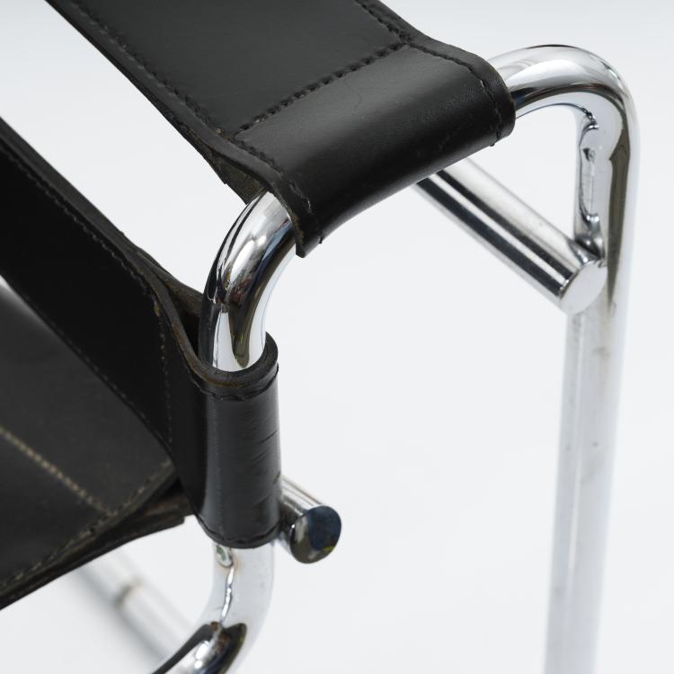 Bild 8 zu Objekt, Armlehnsessel 'B3' - 'Wassily', 1925, Marcel Breuer, Gavina, Mailand, 155B 260