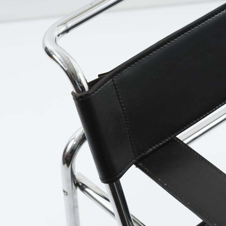 Bild 9 zu Objekt, Armlehnsessel 'B3' - 'Wassily', 1925, Marcel Breuer, Gavina, Mailand, 155B 260