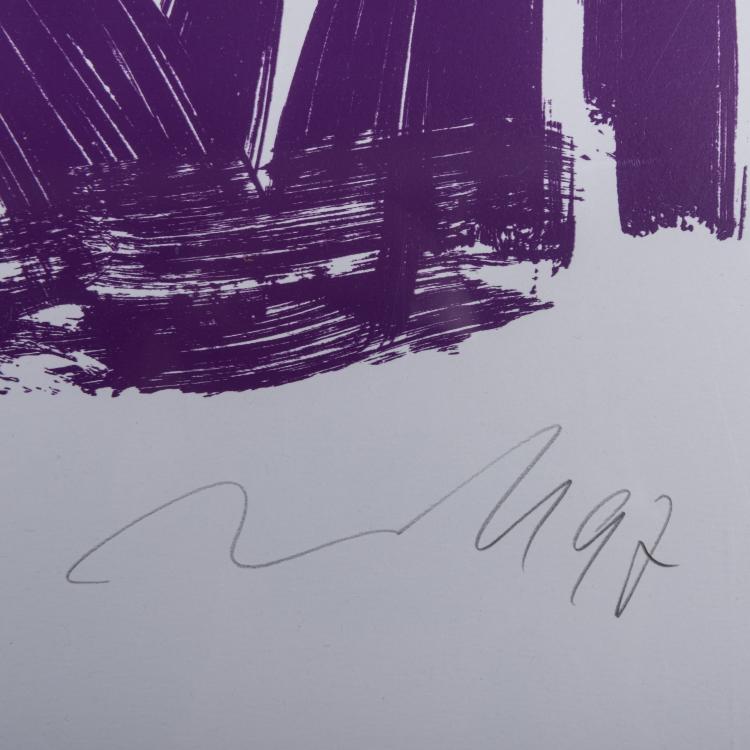 Bild 1 zu Objekt, 'Lidl picture for Unicef', 1997, J&ouml;rg Immendorff, 154D 464