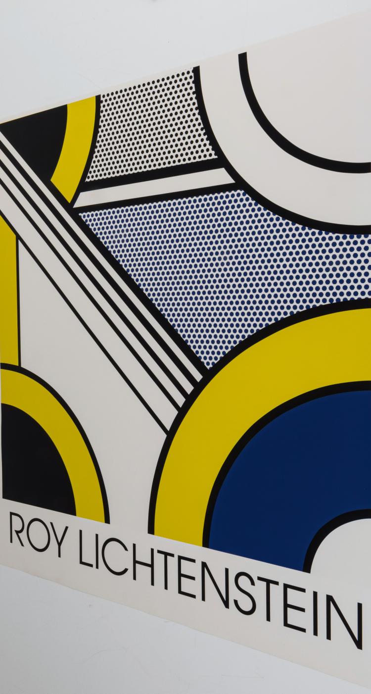 Hauptbild zu Objekt, Poster 'Modular Painting with four Panels No 1', 1995, Roy Lichtenstein, Pub. by Universal prints, Verlag und Handel GmbH Hamburg, 154D 484