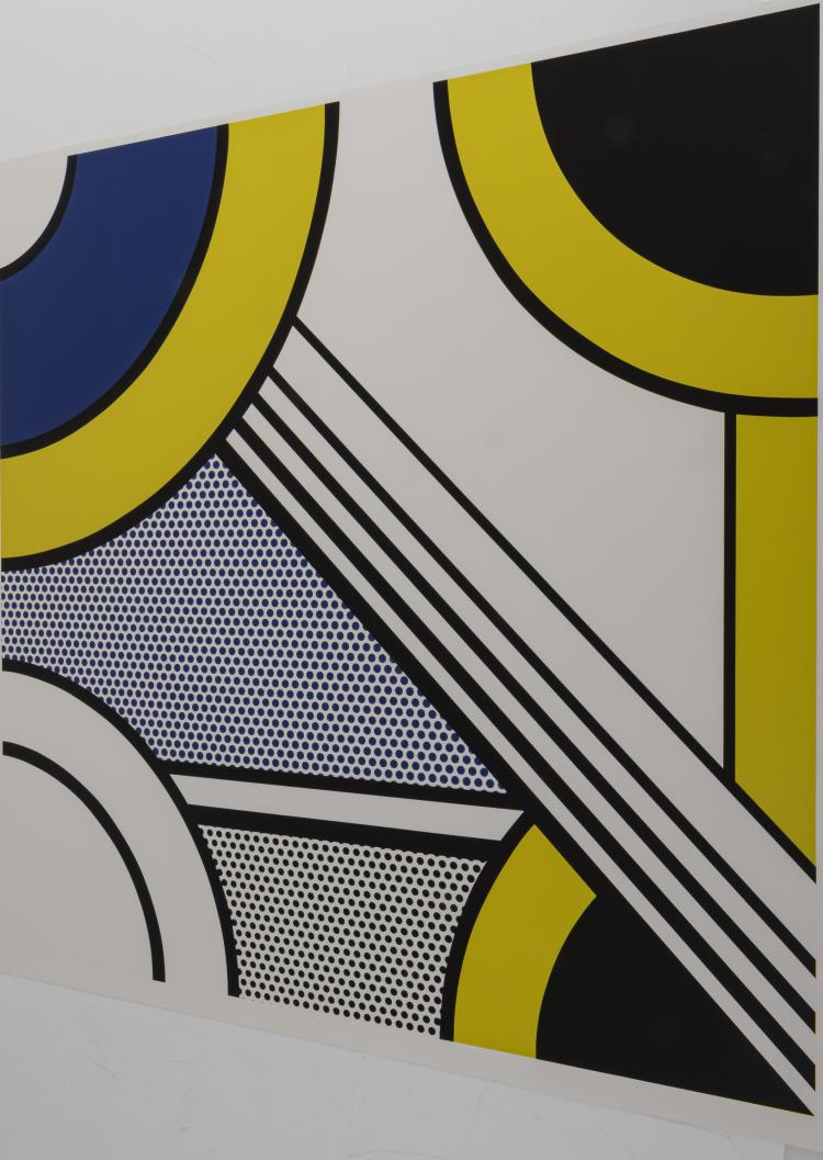 Bild 1 zu Objekt, Poster 'Modular Painting with four Panels No 1', 1995, Roy Lichtenstein, Pub. by Universal prints, Verlag und Handel GmbH Hamburg, 154D 484