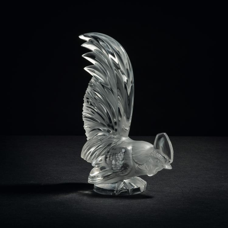 Hauptbild zu Objekt, Briefbeschwerer 'Coq nain', 1928, Ren&eacute; Lalique, Lalique, Ren&eacute;, Wingen-sur-Moder, 153A 36