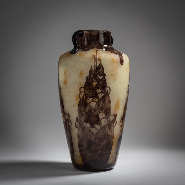 Bild 1 zu Objekt, Henkelvase 'Lauriers', 1924-27, Schneider, Epinay-sur-Seine, 153B 309