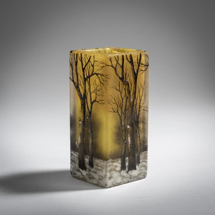 Bild 2 zu Objekt, Vase 'Cr&eacute;puscule neige' oder 'Paysage hiver', um 1906, Daum Fr&egrave;res, Nancy, 153B 131