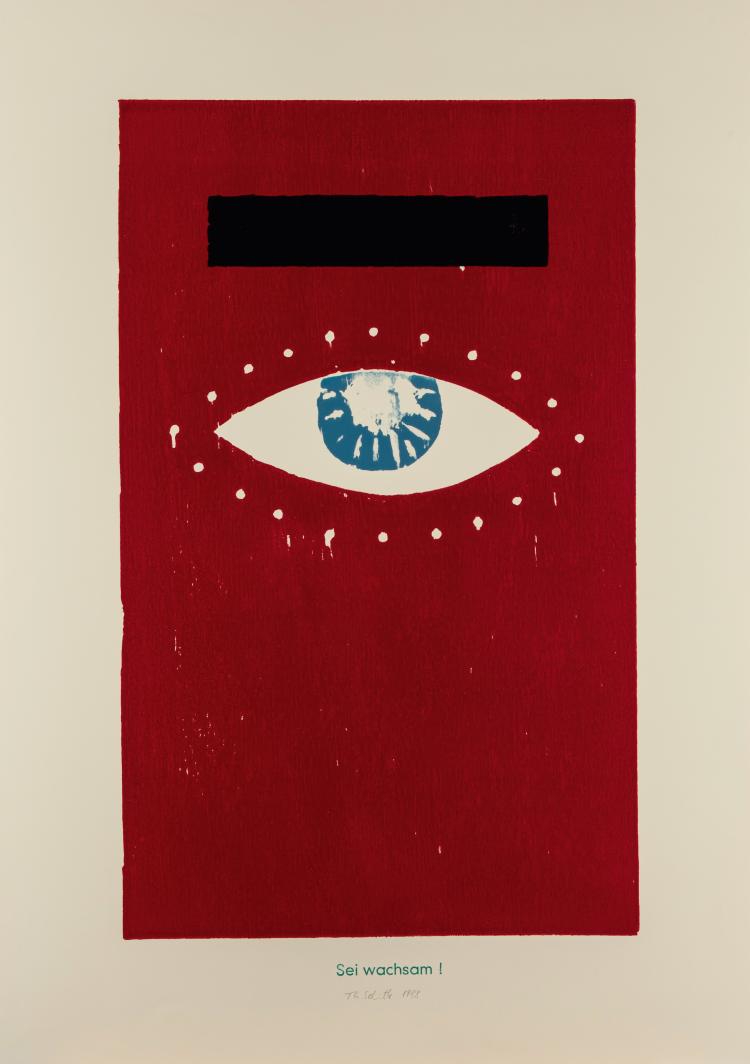 Hauptbild zu Objekt, 'Be Vigilant', 1988, Thomas Sch&uuml;tte, Edition Griffelkunst, Hamburg, 154D 514