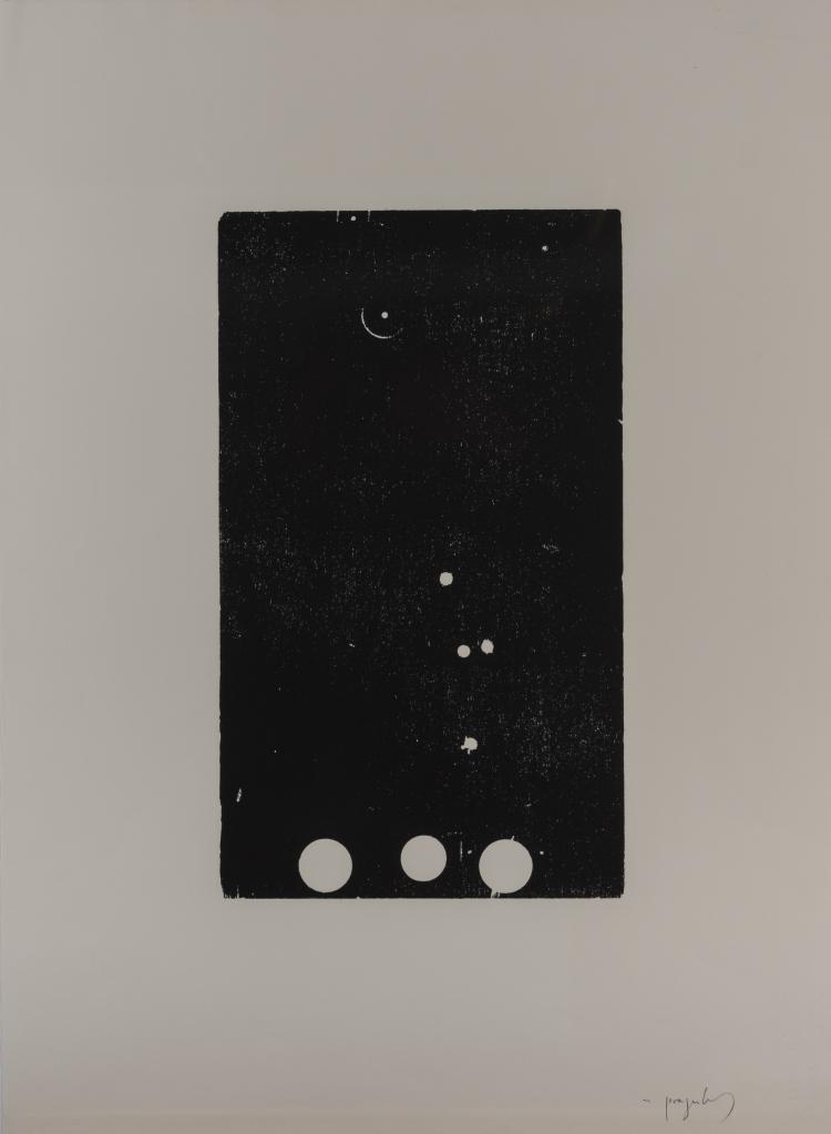 Bild 1 zu Objekt, 'I' and Untitled, 1988 and 1991, Norbert Prangenberg, Edition Griffelkunst, Hamburg, 154D 498