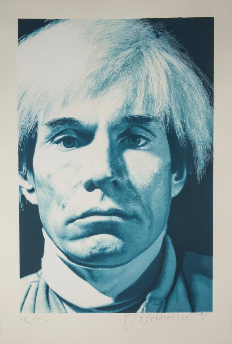 Hauptbild zu Objekt, 'Andy Warhol', 1990, Gottfried Helnwein, 154D 455