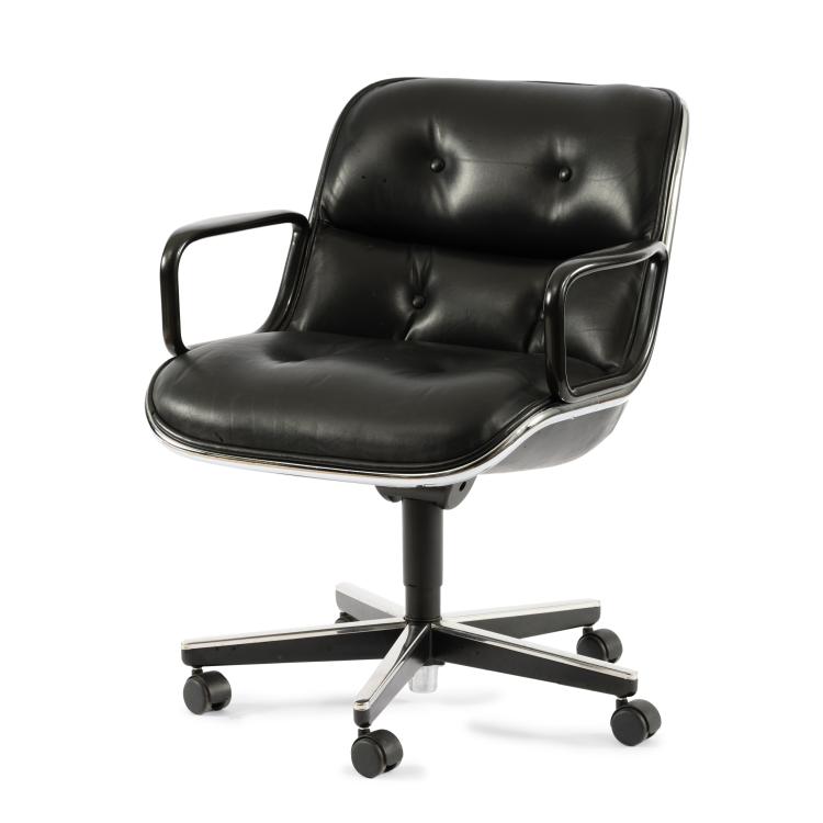 Hauptbild zu Objekt, '12E1' armchair , 1965, Charles Pollock, Knoll International, New York, 154A 170