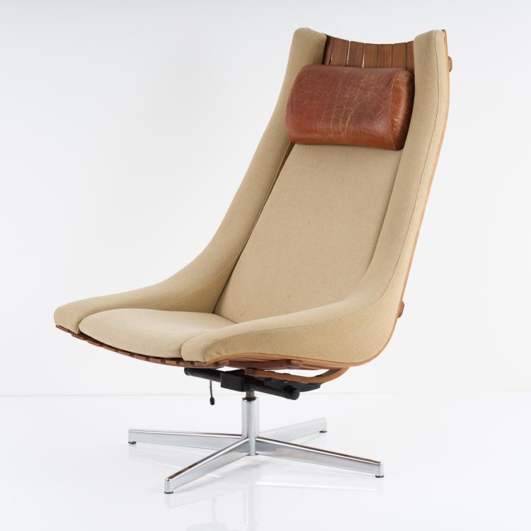 Hauptbild zu Objekt, 'Skandia' easy chair, c. 1962, Hans Brattrud, Hove M&ouml;bler, Stordal Norwegen, 154A 88