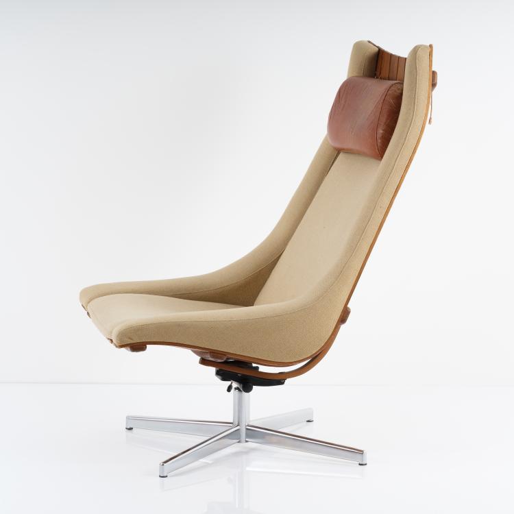 Bild 2 zu Objekt, 'Skandia' easy chair, c. 1962, Hans Brattrud, Hove M&ouml;bler, Stordal Norwegen, 154A 88