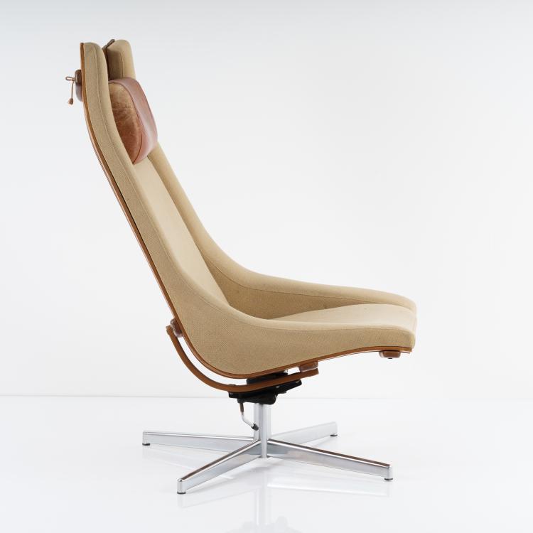 Bild 5 zu Objekt, 'Skandia' easy chair, c. 1962, Hans Brattrud, Hove M&ouml;bler, Stordal Norwegen, 154A 88