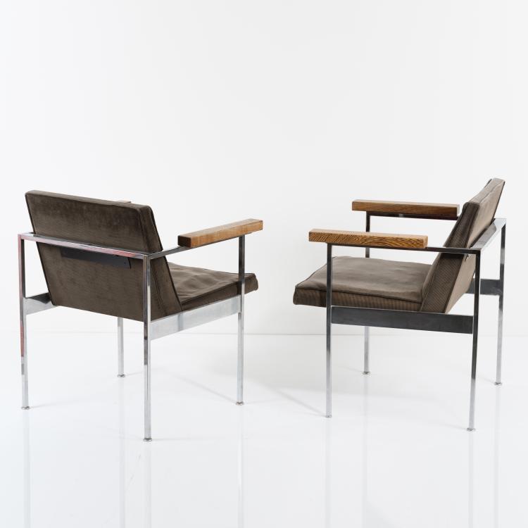 Hauptbild zu Objekt, Set of two 'Paddle' armchairs, no. 5772, 1957, George Nelson, Vitra Design, Weil/Rhein, 154A 164