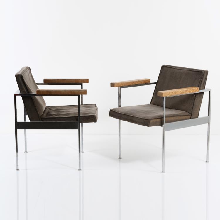 Bild 1 zu Objekt, Set of two 'Paddle' armchairs, no. 5772, 1957, George Nelson, Vitra Design, Weil/Rhein, 154A 164