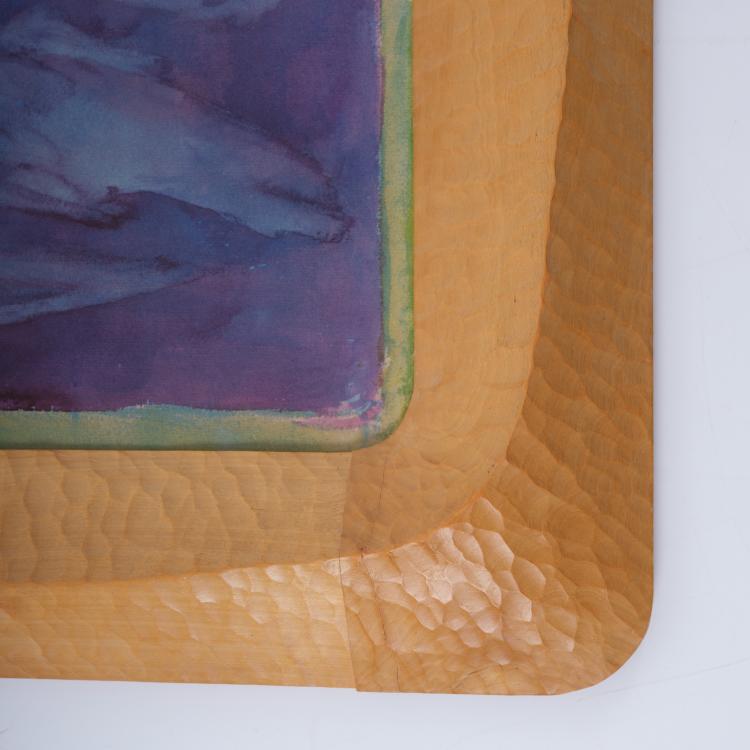 Bild 1 zu Objekt, Anthroposophischer Bilderrahmen, um 1950, Rudolf Steiner (Umkreis),Marei Herrmann, Herrmann, Marei; Dornach, Schnitzwerkstatt, 154A 26