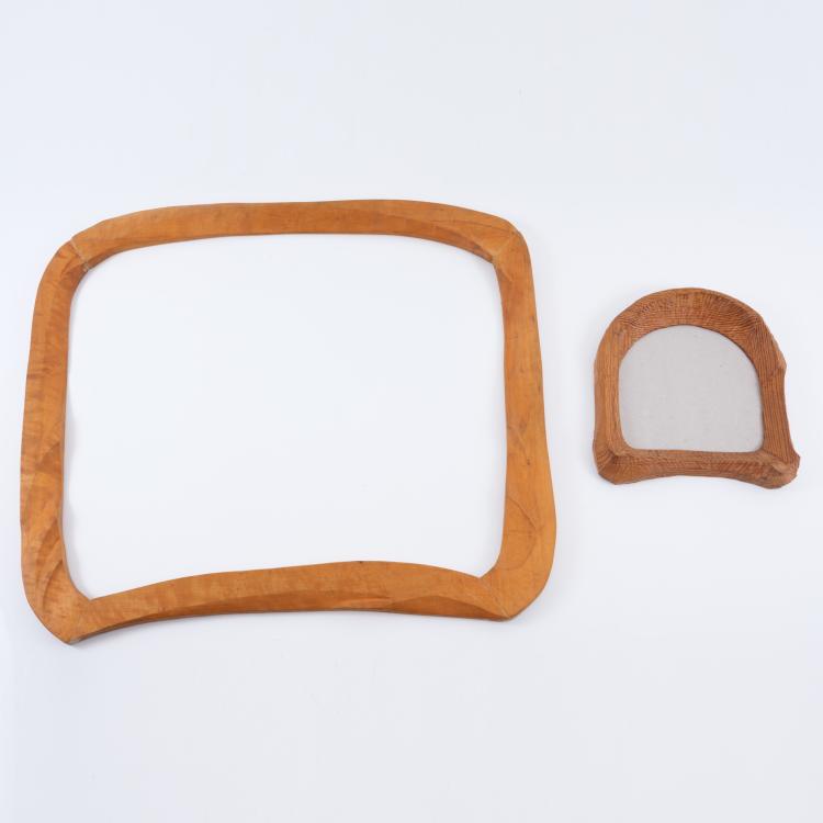 Bild 1 zu Objekt, Set of two anthroposophical picture frames, 1930-1950, Rudolf Steiner (Umkreis), Schnitzwerkstatt, Dornach (zugeschrieben), 154A 27