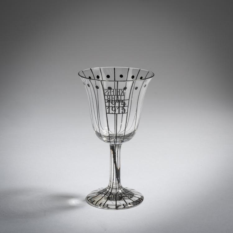 Hauptbild zu Objekt, Lik&ouml;rglas, 1915, Josef Hoffmann, Wiener Werkst&auml;tte, 153B 385