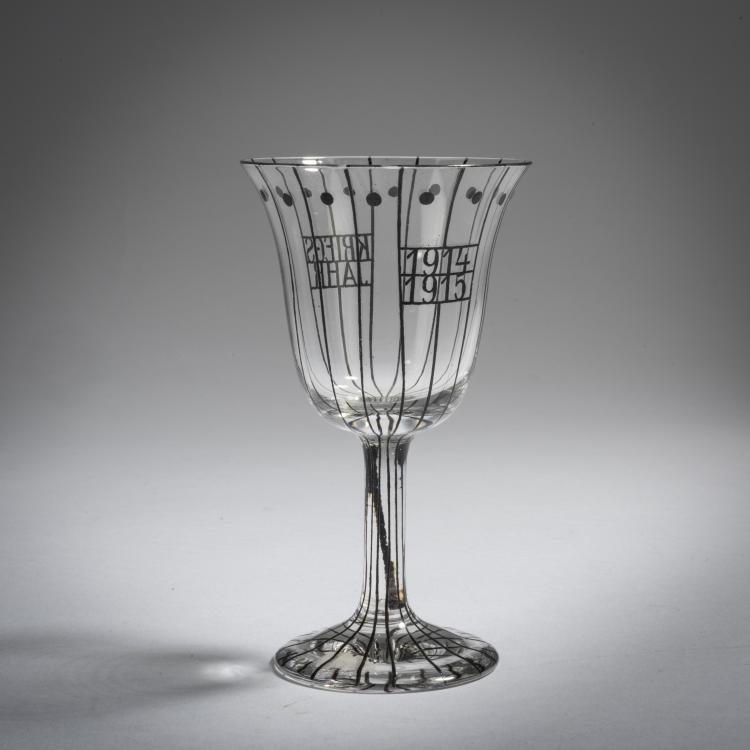Bild 1 zu Objekt, Lik&ouml;rglas, 1915, Josef Hoffmann, Wiener Werkst&auml;tte, 153B 385