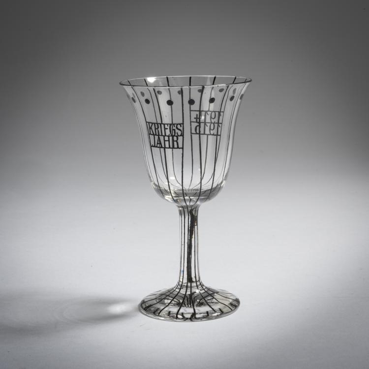 Bild 2 zu Objekt, Lik&ouml;rglas, 1915, Josef Hoffmann, Wiener Werkst&auml;tte, 153B 385