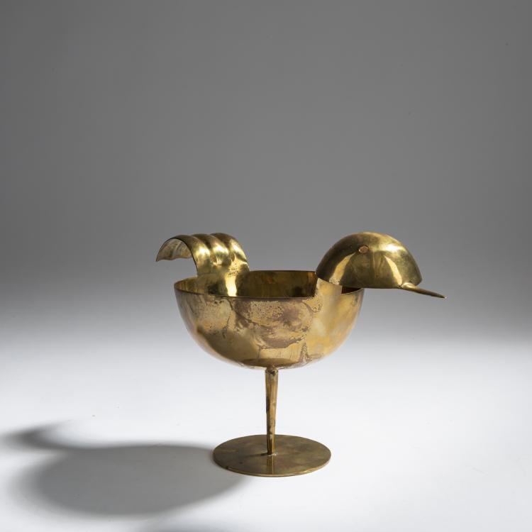 Bild 1 zu Objekt, 'Bird' bowl, 1930s, Karl Hagenauer, Hagenauer, Wien, 156C 558